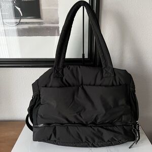 Free People Movement MVP Black Duffle Bag